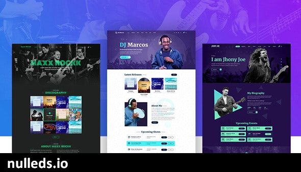 Musiziya - Musician Band WordPress Theme