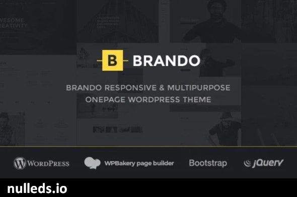 Brando Responsive and Multipurpose OnePage WordPress Theme