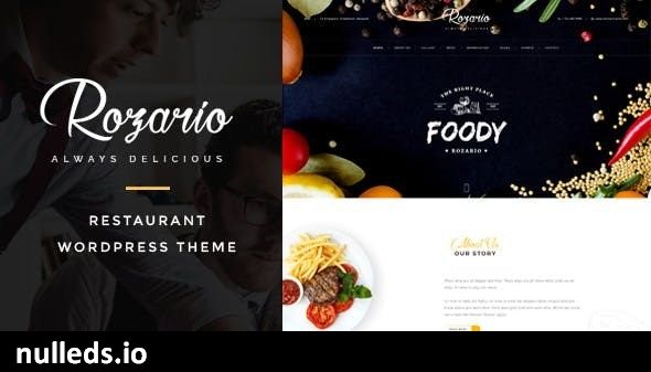 Rozario - Restaurant & Food WordPress Theme