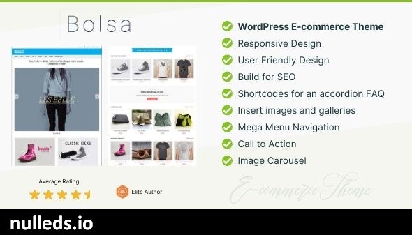 Bolsa – A Responsive WordPress E-commerce Theme