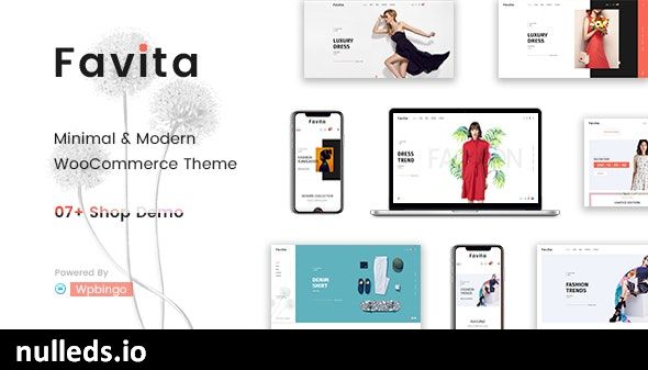 Favita - Fashion WooCommerce WordPress Theme