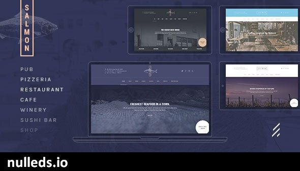 Salmon — Restaurant WordPress Theme