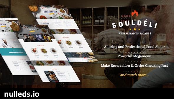 Souldeli - Restaurant & Cafe WordPress Theme