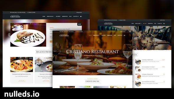 Cristiano | Restaurant WordPress Theme