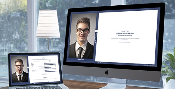 Henderson - vCard WordPress Theme