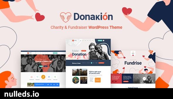 Donakion - Fundraising & Charity Foundation WordPress Theme