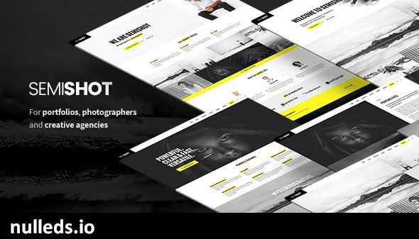 Semishot - Creative WordPress Theme for Portfolios, Photographers and Agencies