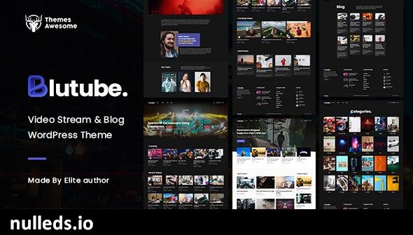 Blutube | Video Stream & Blog WordPress Theme