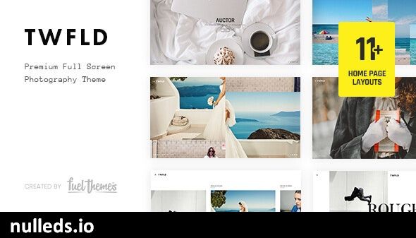 TwoFold - Fullscreen Photography WordPress Theme