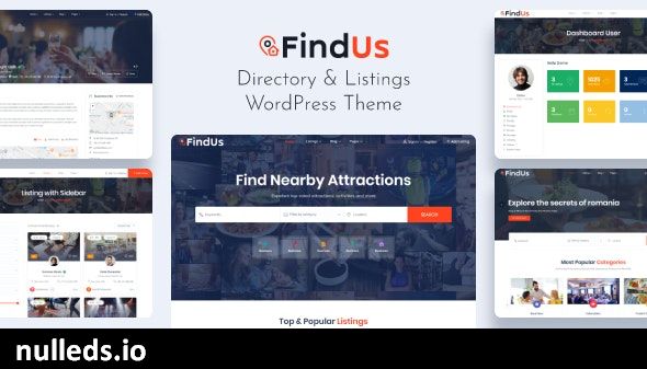 Findus - Directory Listing WordPress Theme