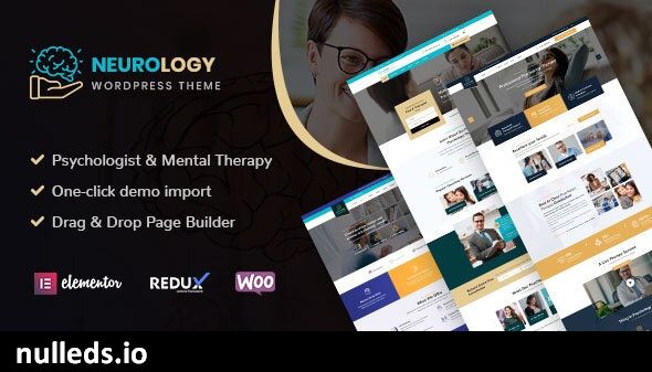 Neurology - Psychology & Counseling WordPress Theme