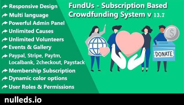 FundUs - Subscription Based Crowdfunding System