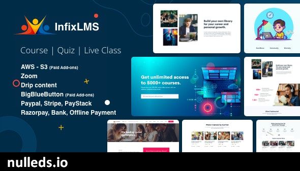 v6.2.0 Infix LMS - Learning Management System Free Nulled