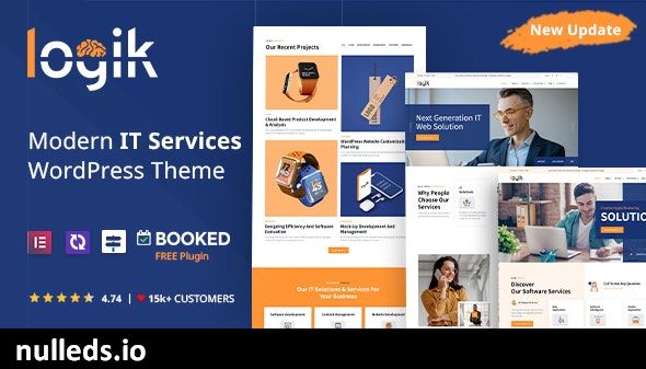 Logik | Premium IT Solutions and Technology WordPress Theme