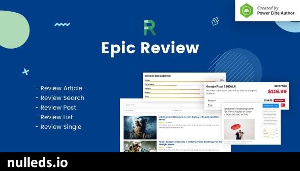 Epic Review WordPress Plugin & Add Ons for Elementor & WPBakery Page Builder