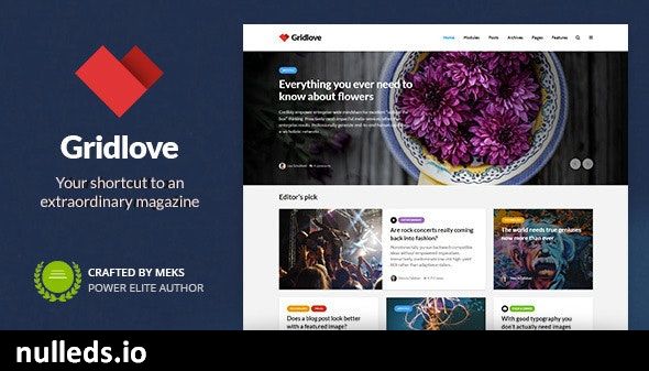 Gridlove - News Portal & Magazine WordPress Theme