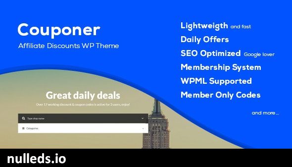 Couponer - Coupons & Discounts WP Theme