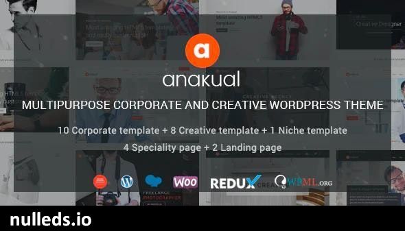 Anakual - Multipurpose Corporate and Creative WordPress Theme