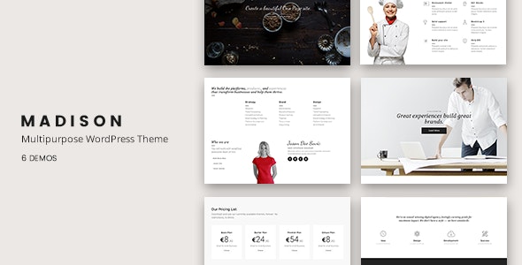 Madison - Multipurpose Responsive WordPress Theme