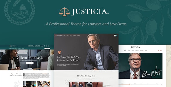 Justicia - Lawyer and Law Firm Theme