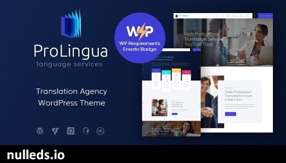 ProLingua | Translation Bureau & Interpreting Services WordPress Theme