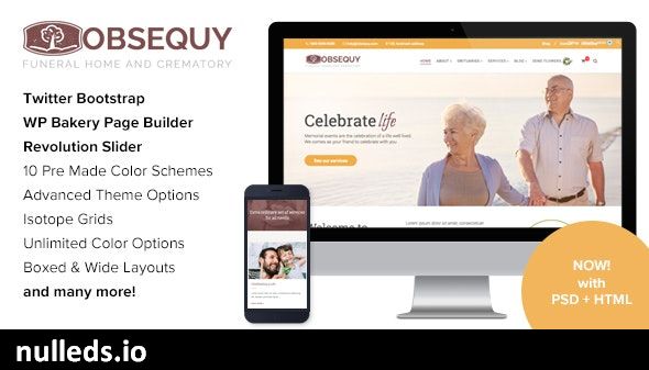 Obsequy - Funeral Home WordPress Theme