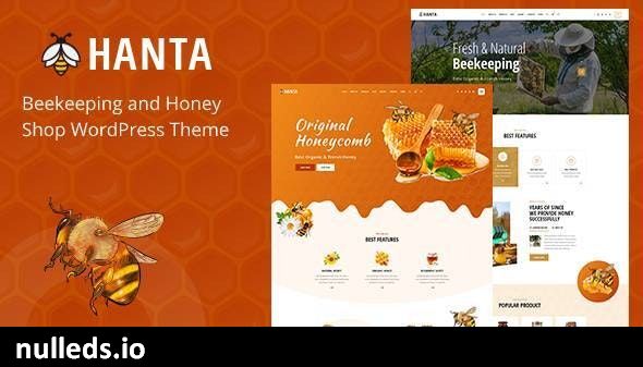 Hanta - Beekeeping and Honey Shop WordPress Theme