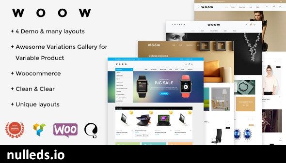 v1.2.9 WOOW - Responsive WooCommerce Theme