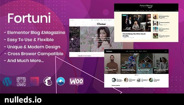 Fortuni - WordPress Blog & Magazine Theme