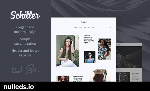 Schiller – Personal Blog Theme