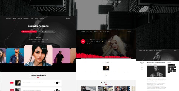 Audioatro - Multipurpose Audio WordPress Theme