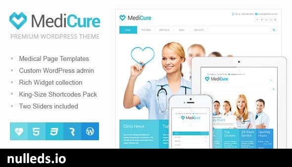 MediCure – Health  & Medical Wordpress Theme