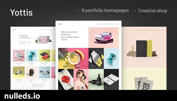 Yottis | Personal Creative Portfolio WordPress Theme + Store