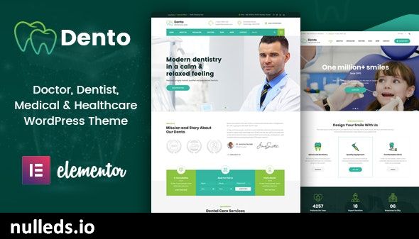 Dento - Dental Care WordPress Theme