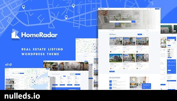 HomeRadar - Real Estate WordPress Theme