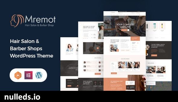 Mremot - Hair Salon Shop WordPress Theme