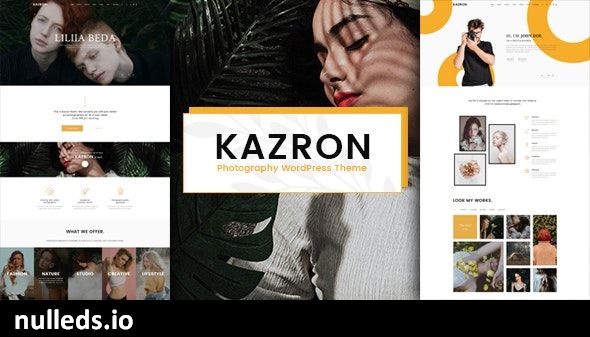 Kazron - Photography WordPress Theme