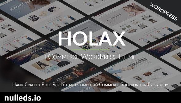 Holax –  Fashion WooCommerce  WP Theme