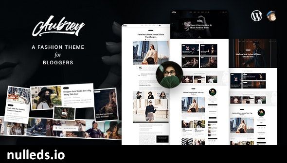 Aubrey - An Elegant WordPress Blog For Fashion Enthusiasts