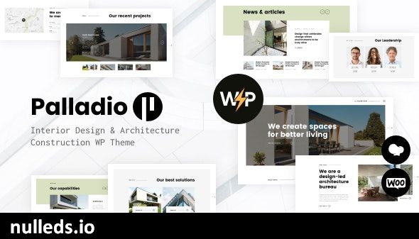 Palladio | Interior Design & Architecture Construction WordPress Theme