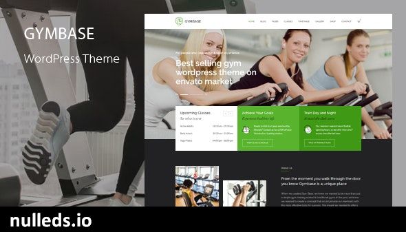 v15.1 GymBase - Gym Fitness WordPress Theme