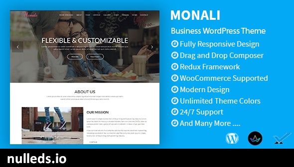 Monali - Business WordPress Theme