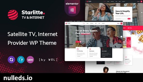 Starlitte - TV & Internet Provider WordPress Theme