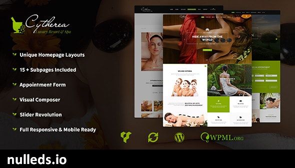 Cytherea - Beauty Spa & Resort WordPress Theme