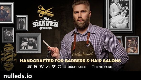 Shaver - Barbers & Hair Salon WordPress Theme