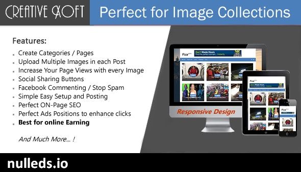 CreativeXoft - Image Gallery Script