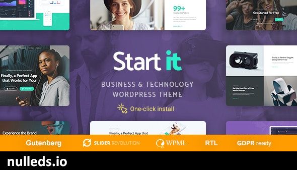 v1.1.9 Start It - Technology & Startup WordPress Theme