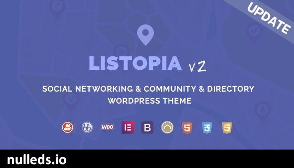 Listopia - Directory, Community WordPress Theme