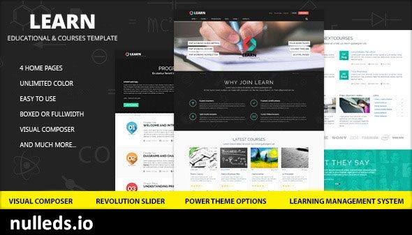 Learn - Education, eLearning WordPress Theme