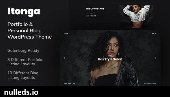 Itonga - Portfolio & Personal Blog WordPress Theme